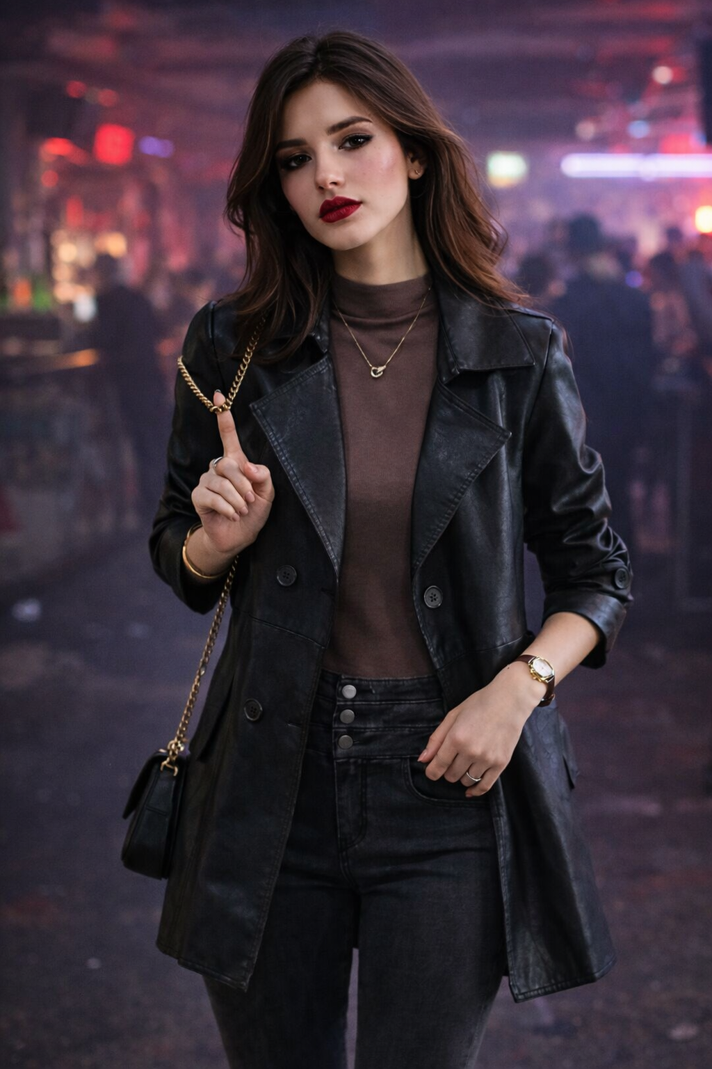 Trinity Bliss - Giacca in Vera Pelle