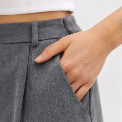 Cosmo Motion – Pantalone Strutturato a Vita Alta