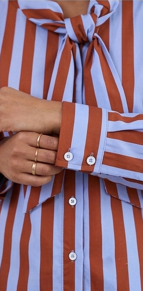 La Parisienne - Camicia Metropolitana Bicolore