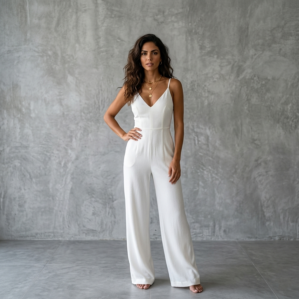 Pure Essence - Jumpsuit Wide Leg Minimalista