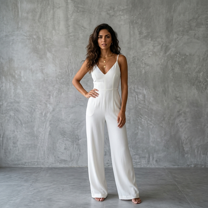 Pure Essence - Jumpsuit Wide Leg Minimalista