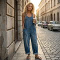Indigo Liberty - Salopette in Denim