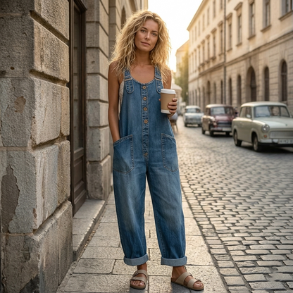 Indigo Liberty - Salopette in Denim