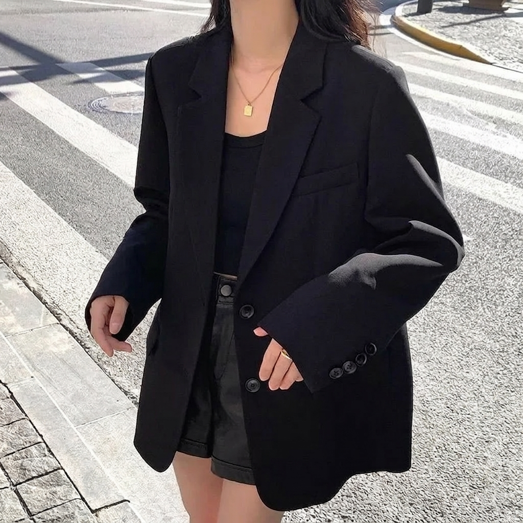 Metro Frame – Blazer Essential Monopetto Oversize