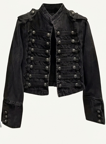 Royal Force – Giacca Denim tipo Militare
