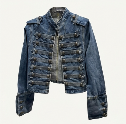 Royal Force – Giacca Denim tipo Militare
