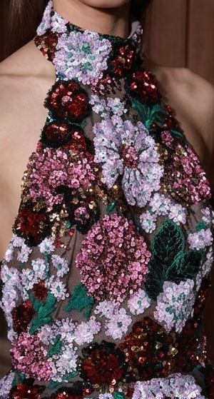 La Flore - Mini Abito Couture Ricamato