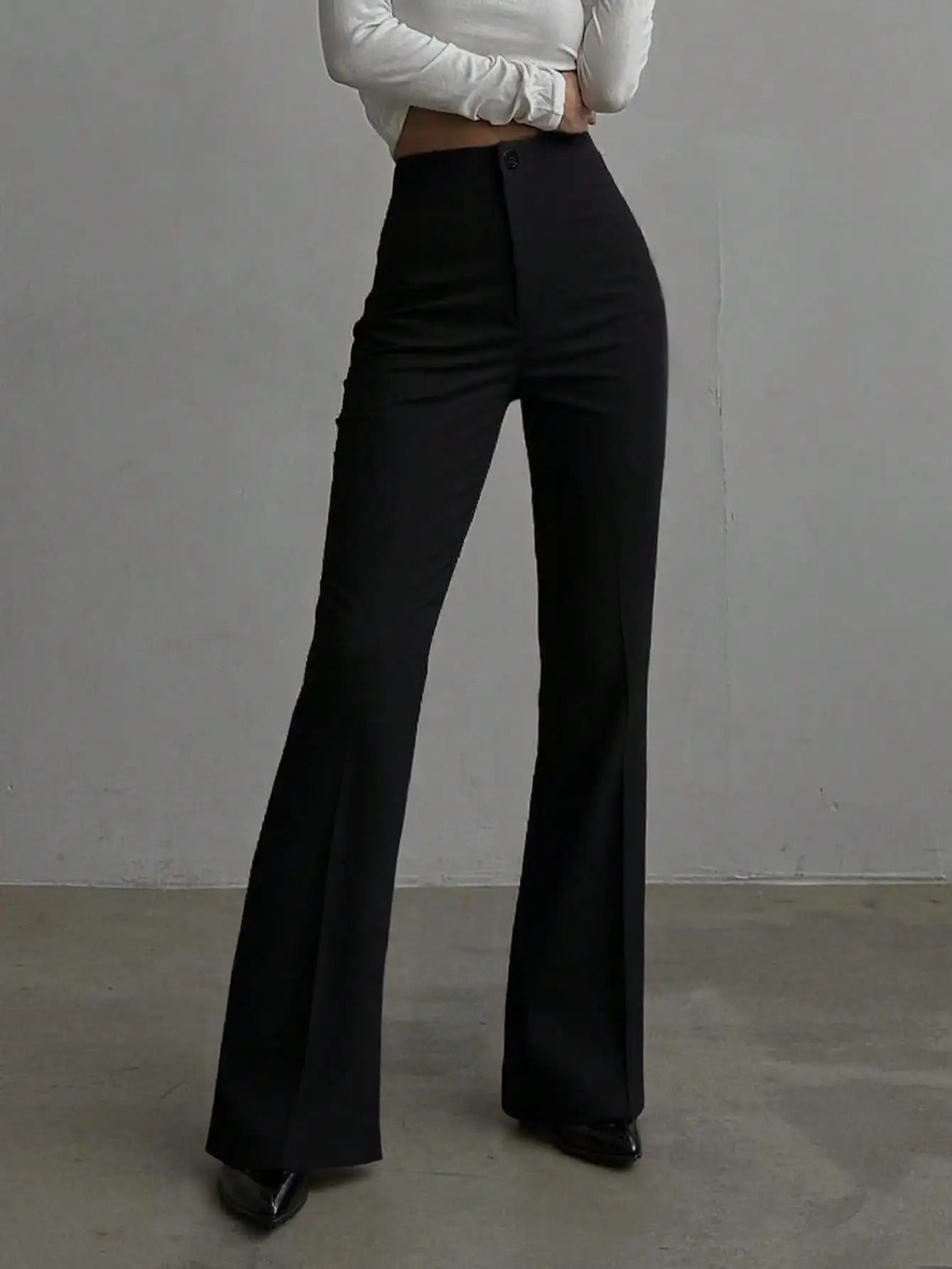 Onyx Sculpt – Pantalone Sartoriale High-Waist