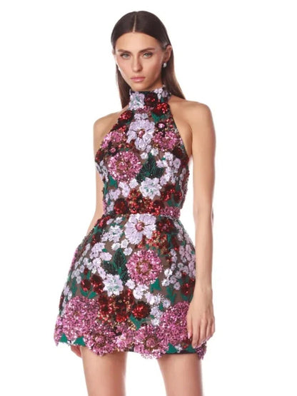 La Flore - Mini Abito Couture Ricamato