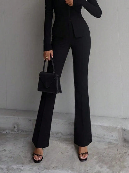 Onyx Sculpt – Pantalone Sartoriale High-Waist