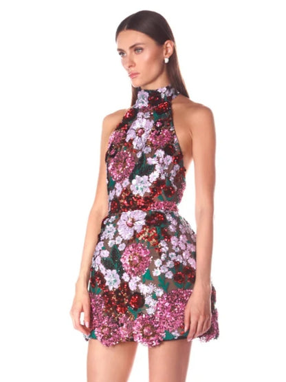 La Flore - Mini Abito Couture Ricamato