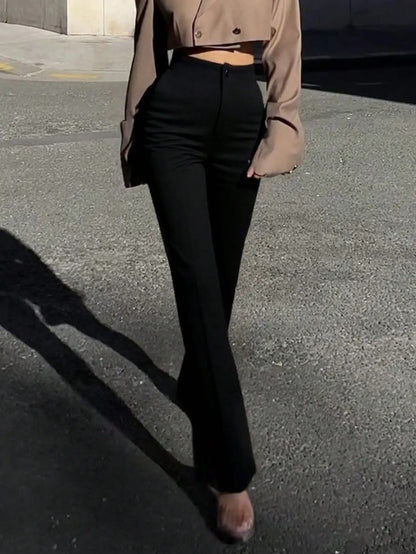 Onyx Sculpt – Pantalone Sartoriale High-Waist