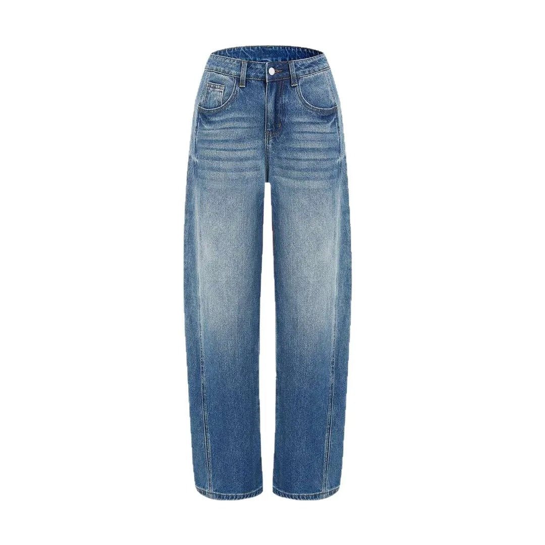 Retro Muse - Denim Wide-Leg a Vita Bassa